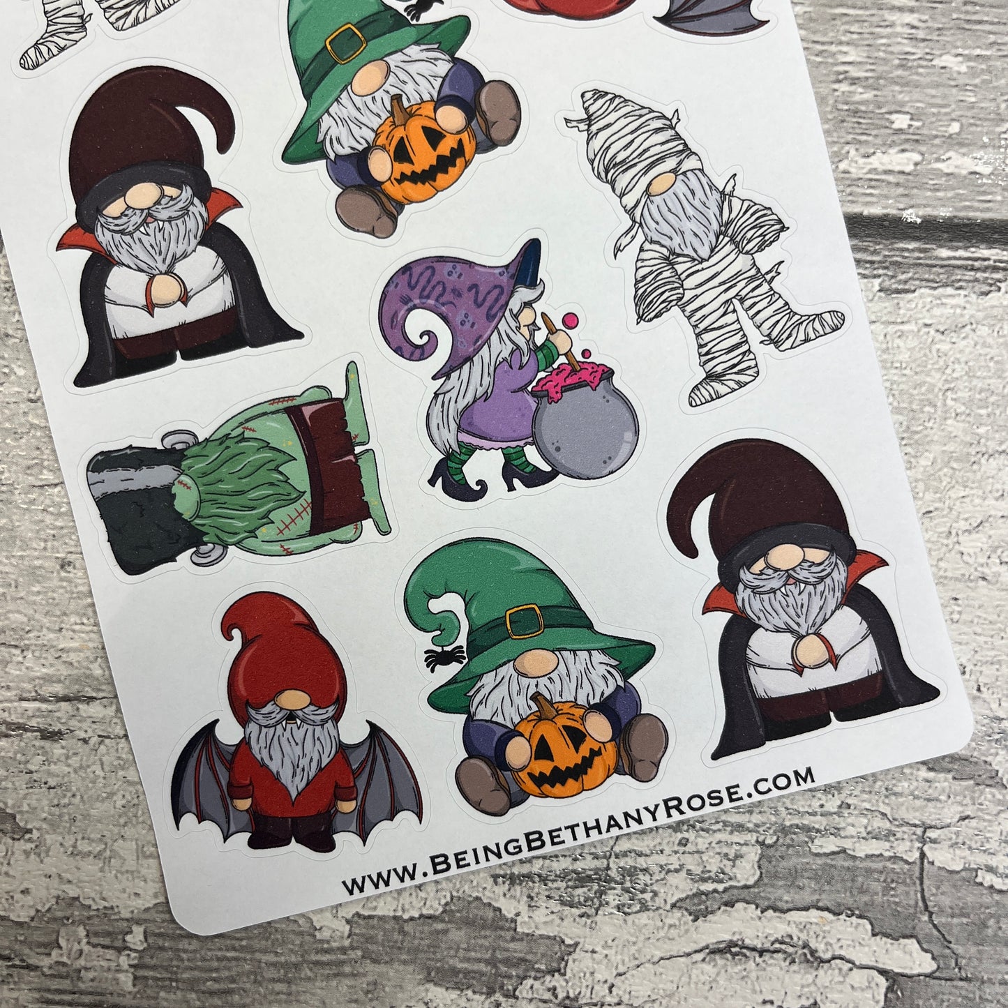 Annabelle Halloween Gonk Character Stickers Mixed (DPD-3328)