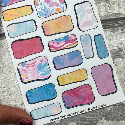 Vivienne Hand drawn box stickers (DPD3211)