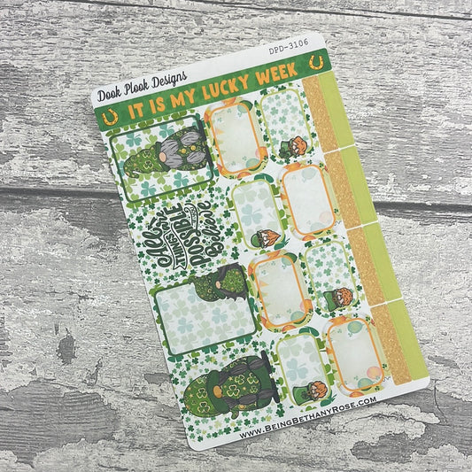 Cara - St Patricks Day - box planner stickers (DPD3106)