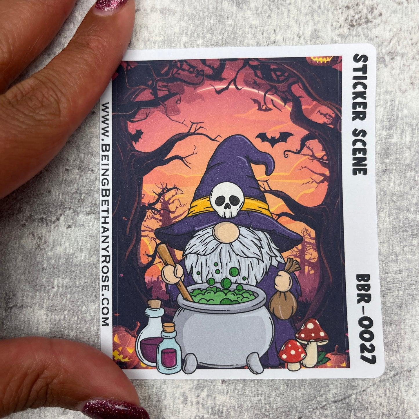 Halloween Sabrina scene sticker (BBRSCENE-0027)