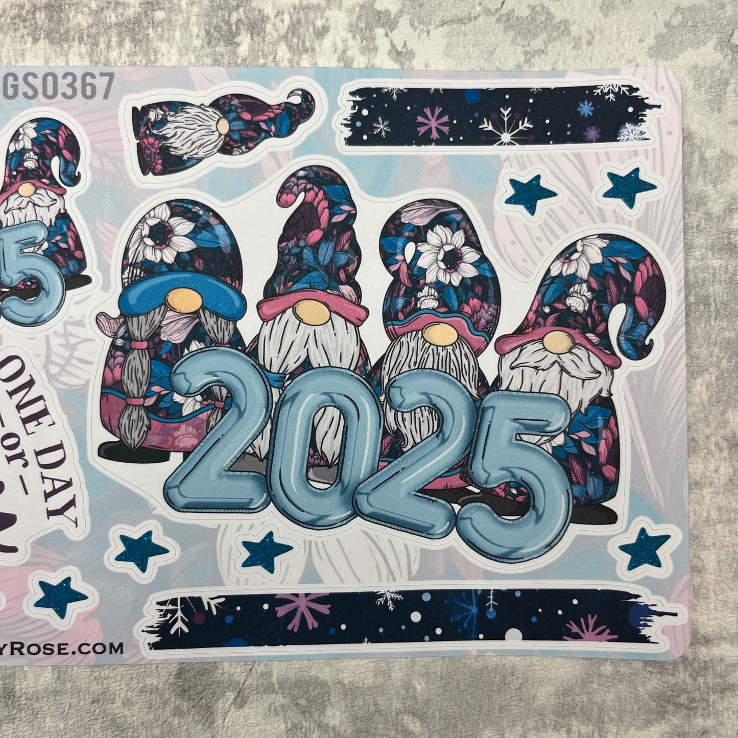 2025 Happy New Year - Bonnie -Gonk Stickers (TGS0367)