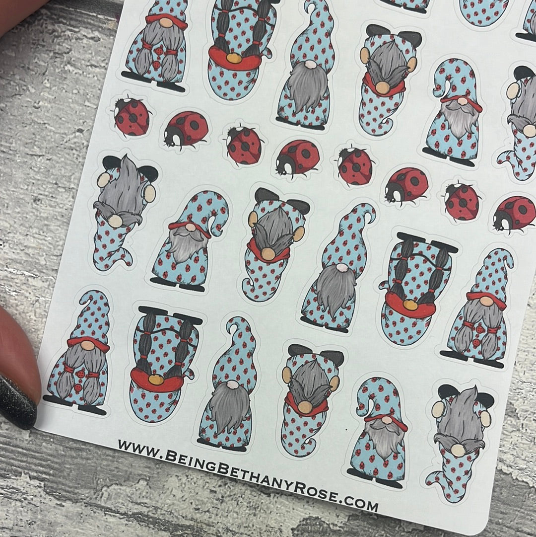 Ruby Ladybird Gonk Character Stickers Mixed (DPD-3130)