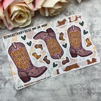 What would Dolly do sticker kit (KIT26021)