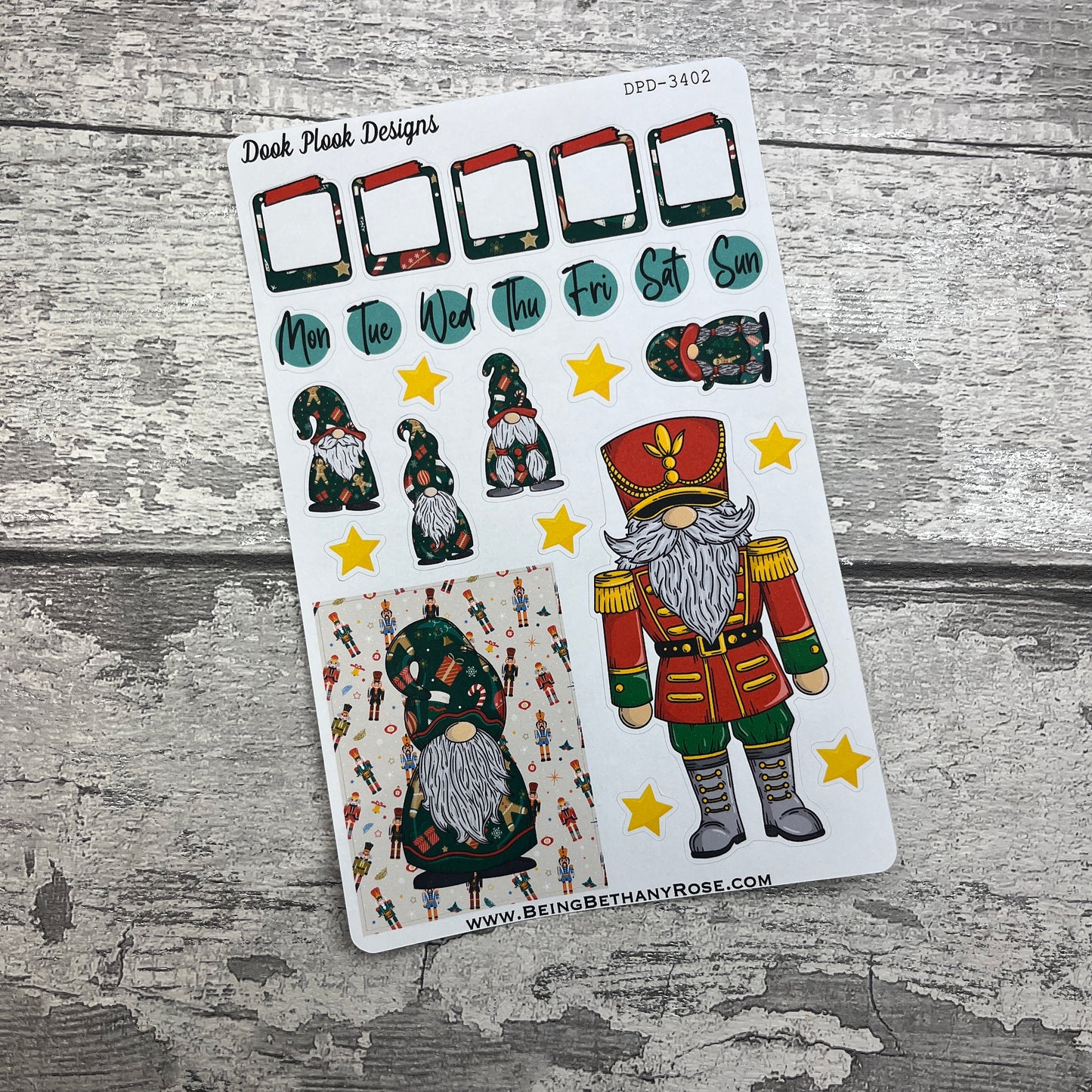 Nancy Nutcracker - Gonk journalling planner stickers (DPD3402)