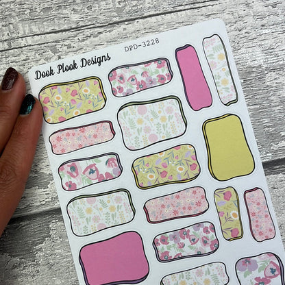 Cheryl  Hand drawn box stickers (DPD3228)