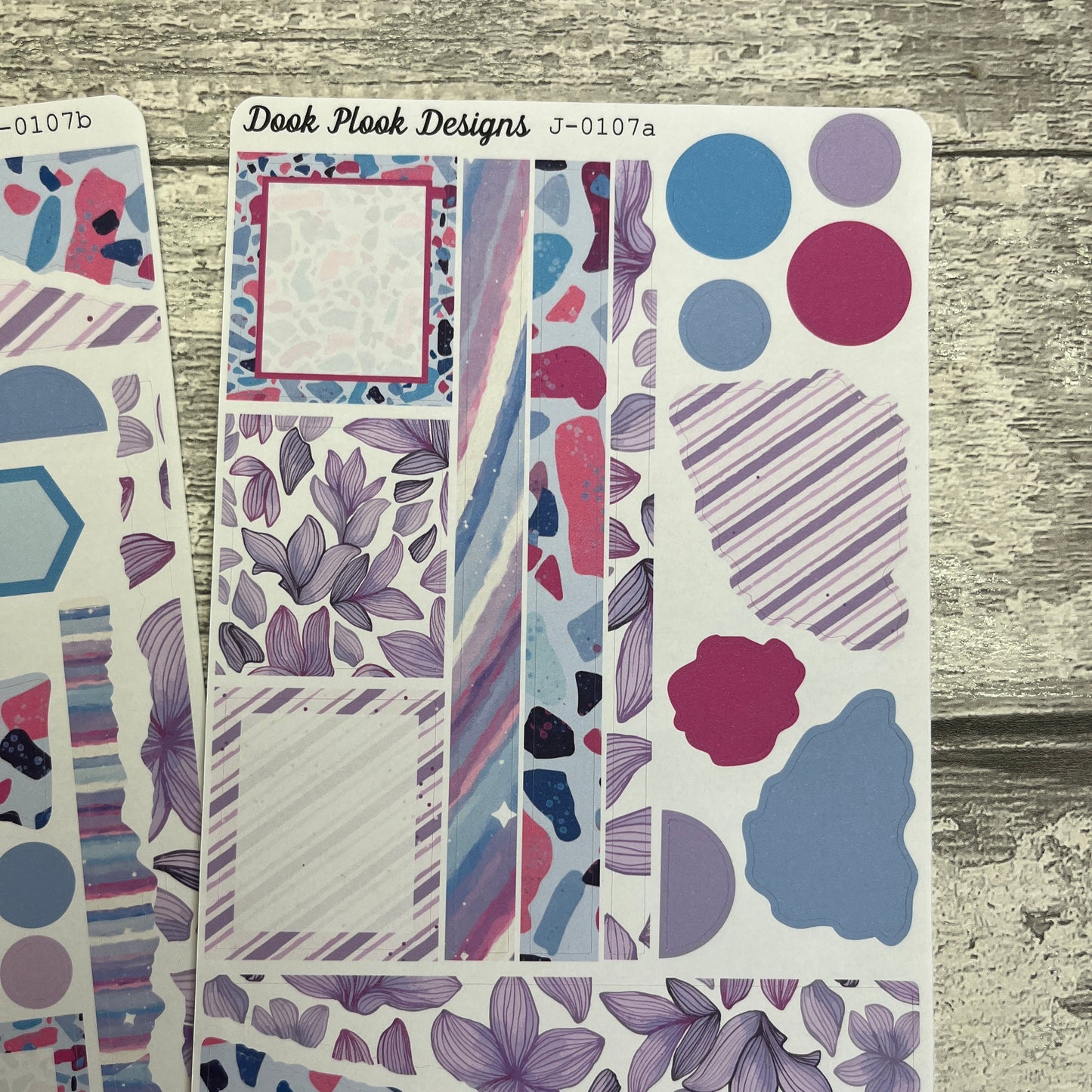 Scrap Journalling - Sara purple terazzo (J0107)