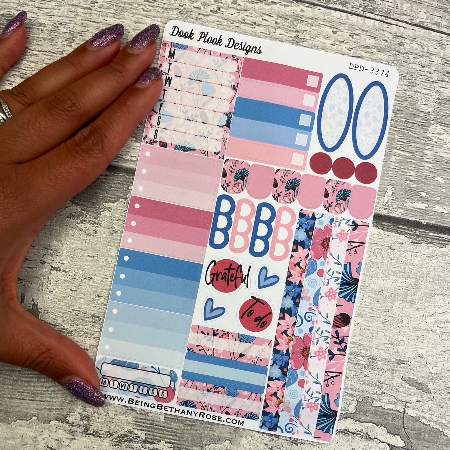 Kirsten functional planner stickers (DPD3374)