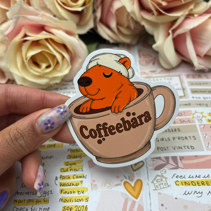 (166) Coffeebara - vinyl sticker
