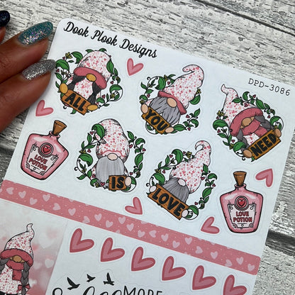 Juliet Valentines Love -  journalling planner stickers (DPD3086)