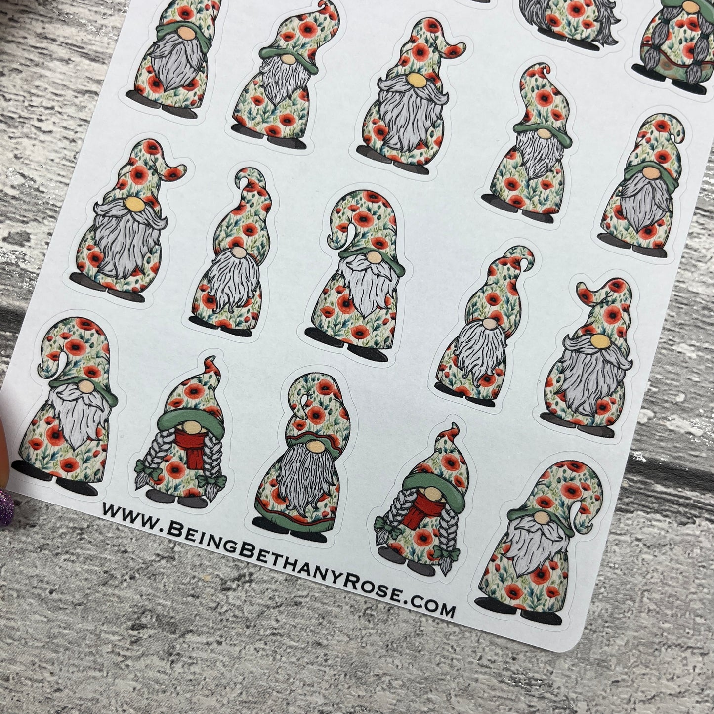 Poppy Gonk Character Stickers Mixed (DPD-3364)