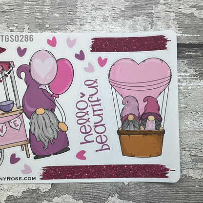 Juliet Valentines Love Cart / Hot Air Balloon Gonk Stickers (TGS0286)