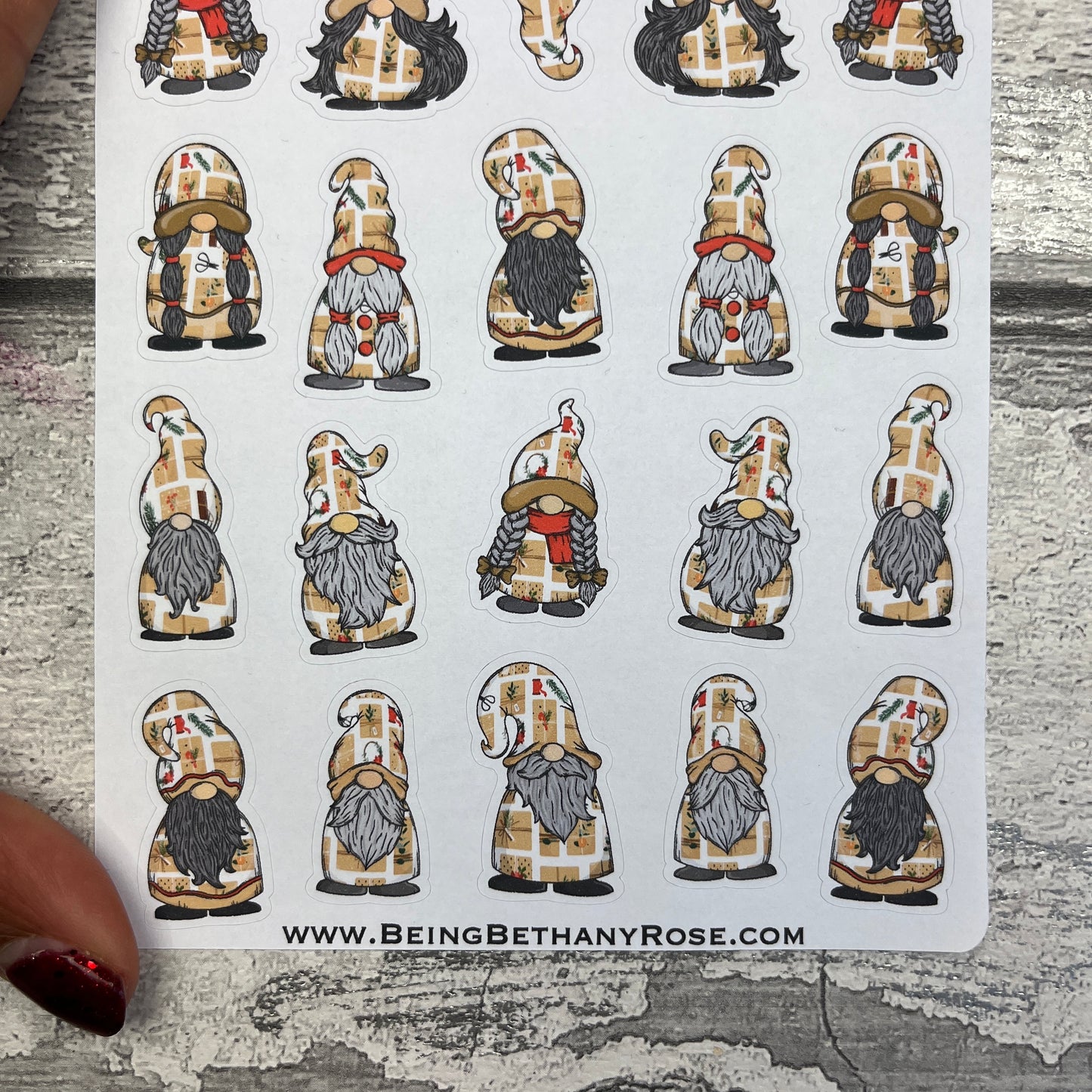 Christina - Christmas Mail Gonk Character Stickers Mixed (DPD-3391)