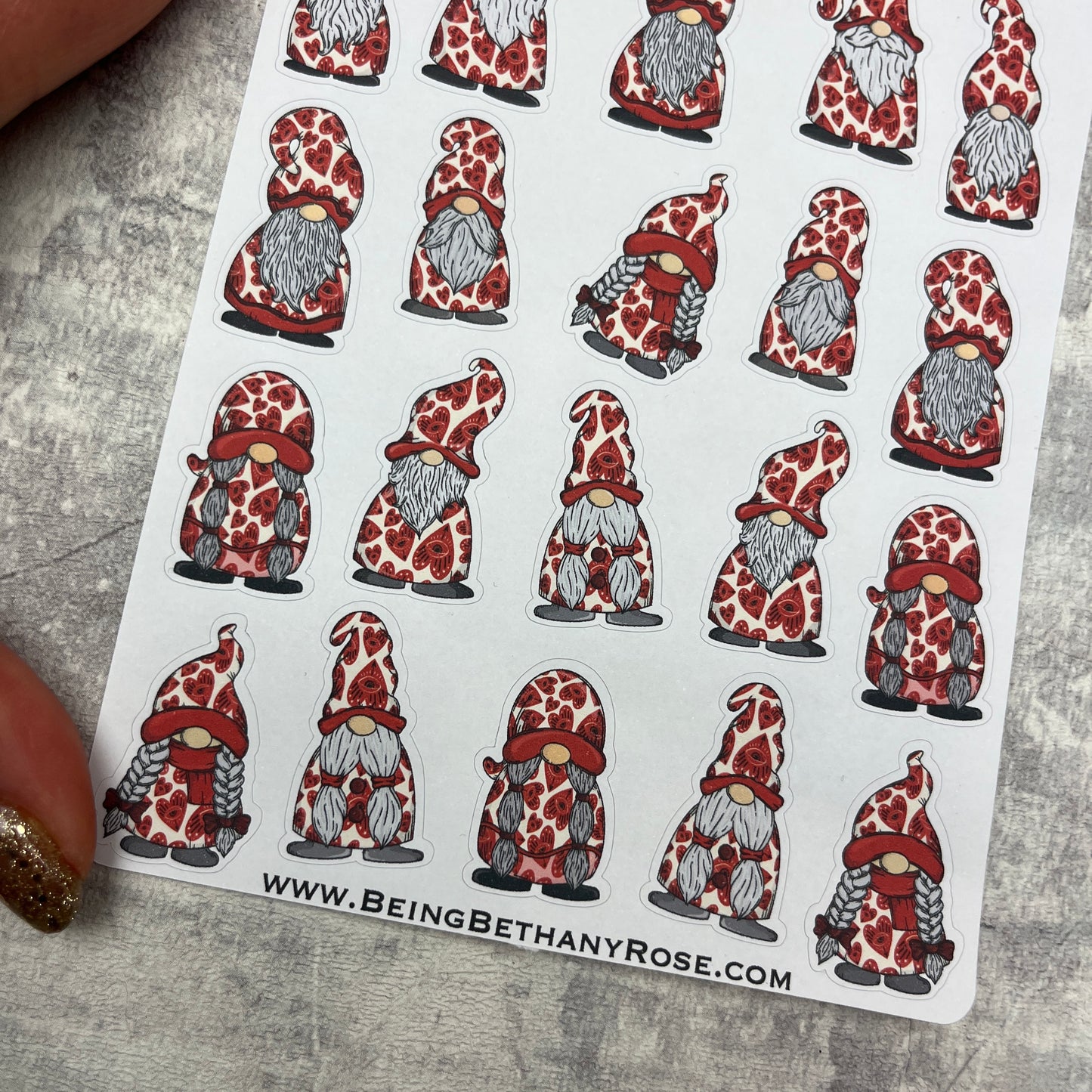 Beau Valentines Gonk Character Stickers Mixed (DPD-3418)