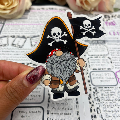 (0143) Pirate Captain Gonk - vinyl sticker