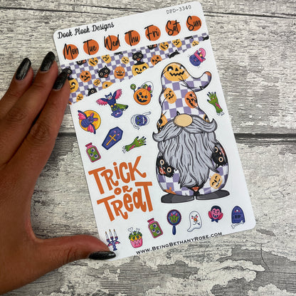 Morgana Groovy Halloween Gonk journalling planner stickers (DPD3340)