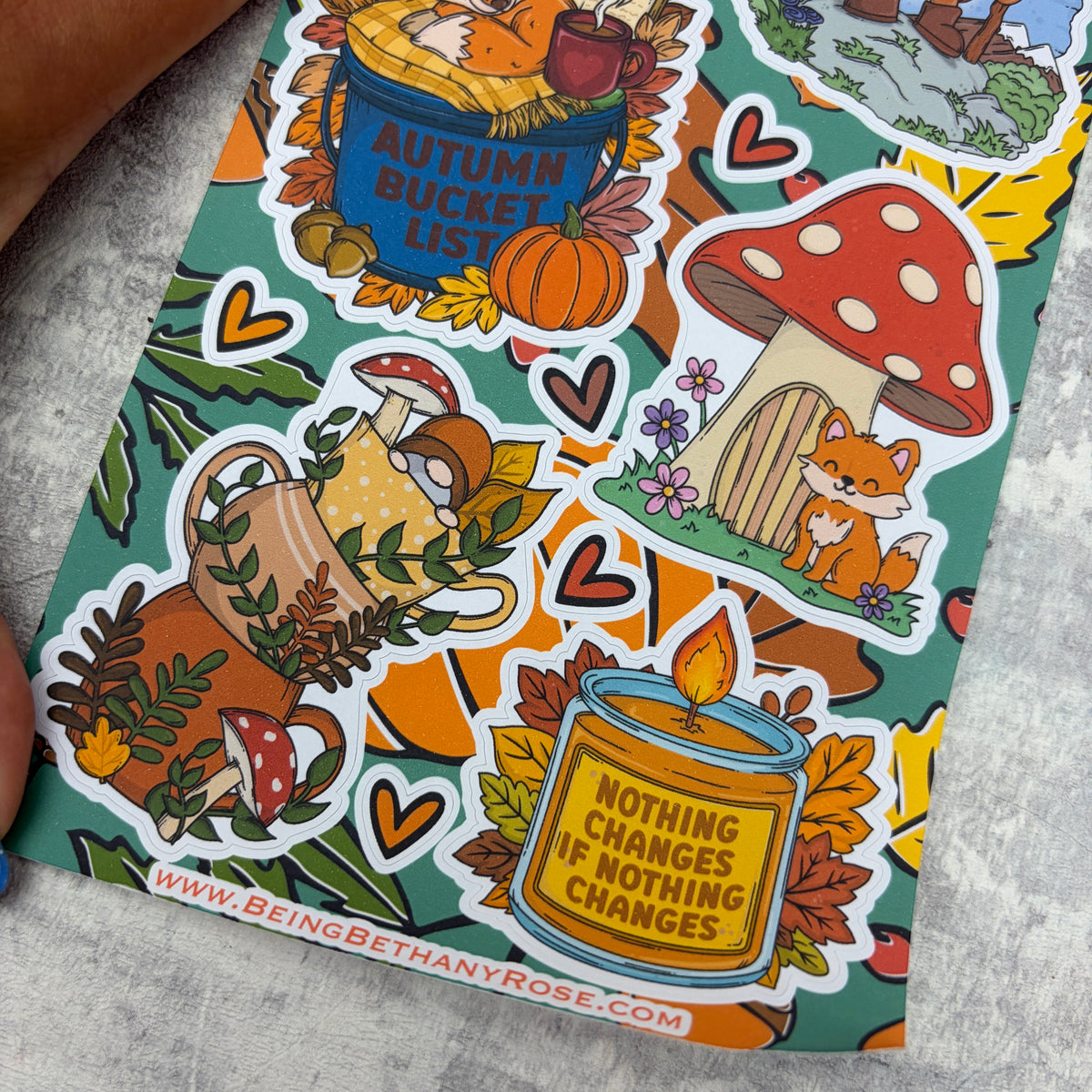 Happy Mail Club Sheet - Autumn Scenes - (PSS- 0019)