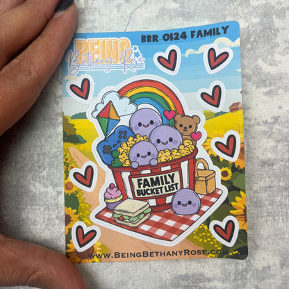 Christmas / Family Bucket List Stickers (BBR0121)