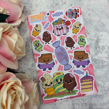 Happy Mail Club Sheet - Sweetie characters - (PSS- 0018)