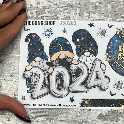 2024 Happy New Year - Gonk Stickers (TGS0283)