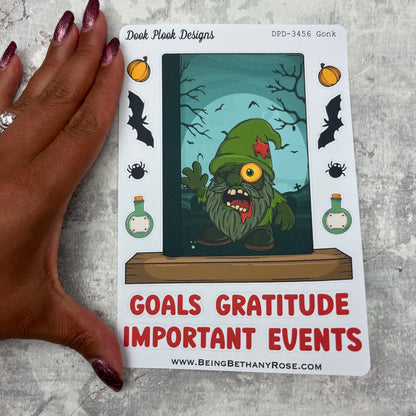 Large Bookshelf - October Cover page 'Halloween Zombie Attack' Sticker (DPD3456)