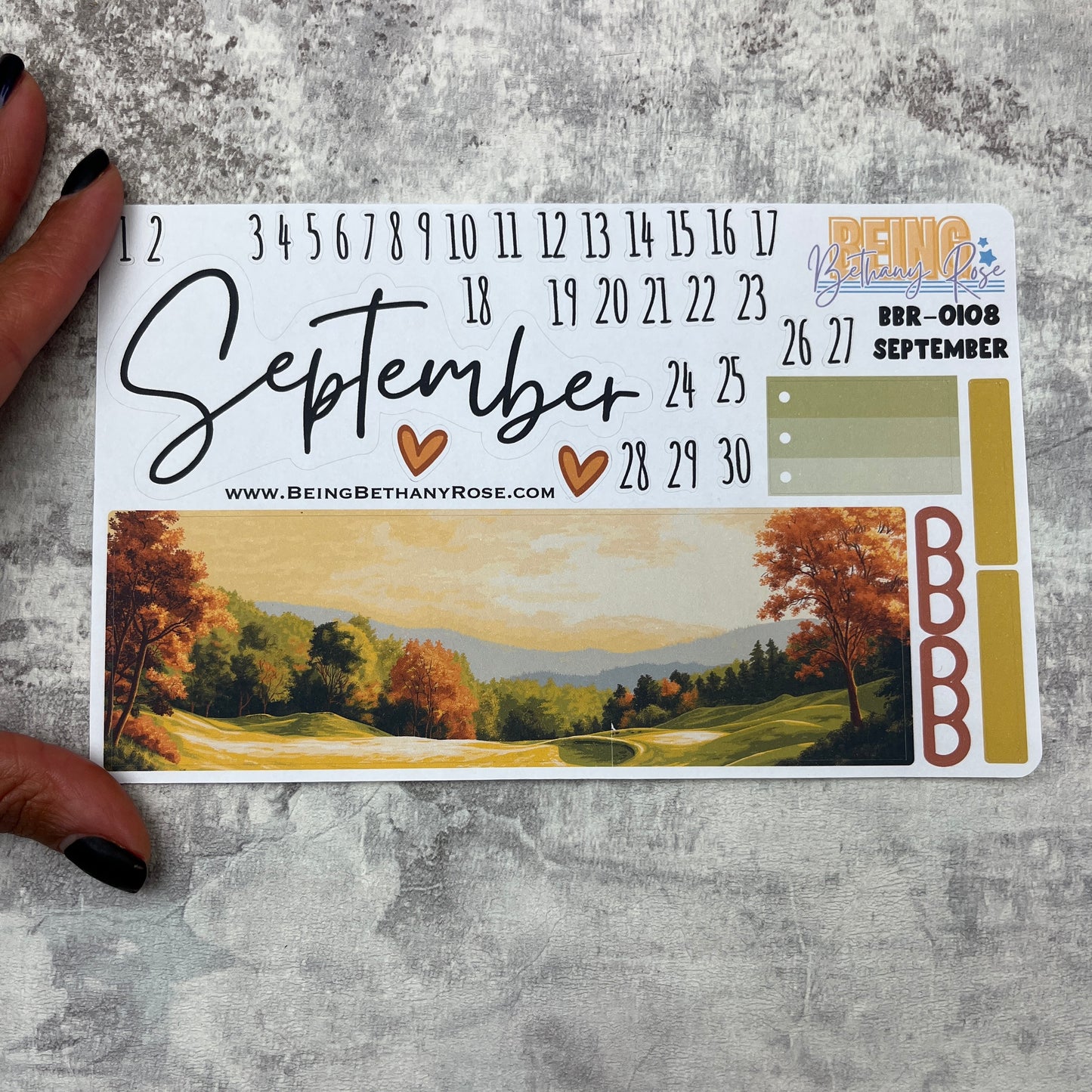 September Month Deco Kit (BBR-108)