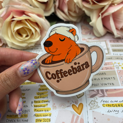 (166) Coffeebara - vinyl sticker