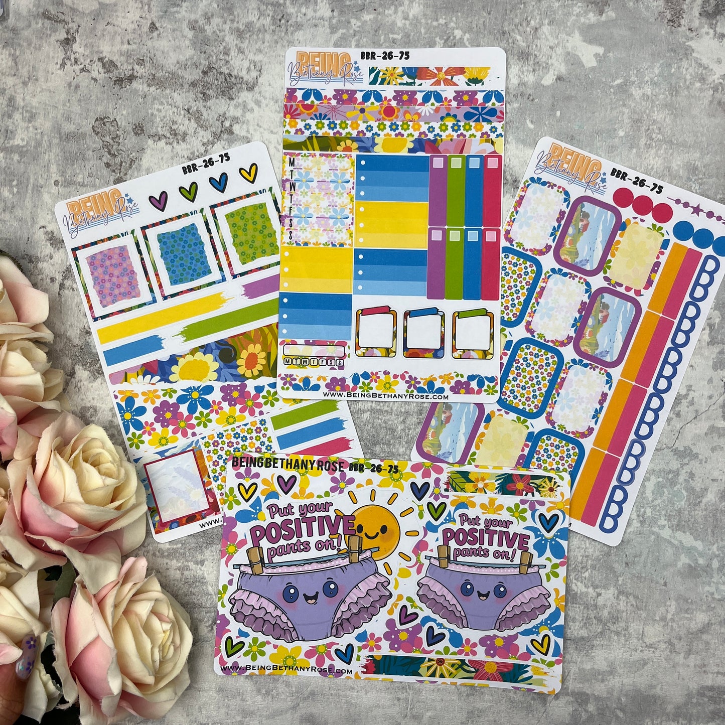 Put your positive pants on sticker kit (KIT26075)