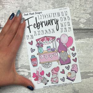 Juliet - valentines / Love February journalling planner stickers (DPD3087)
