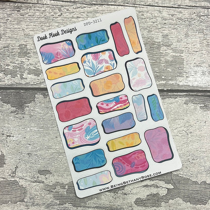 Vivienne Hand drawn box stickers (DPD3211)