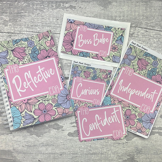 THE..... ERA.... Personalised Reusable Sticker Album, Pocket or Stickers (9. Blooming Marvellous)
