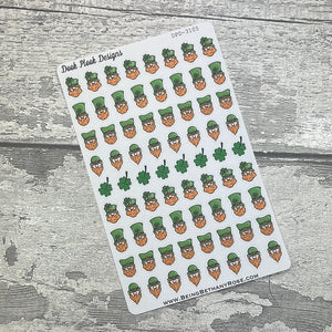 Cara Gonk - Small Heads (St Patricks Day) stickers (DPD3105)