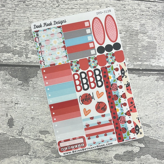 Ruby Ladybird functional planner stickers (DPD3128)