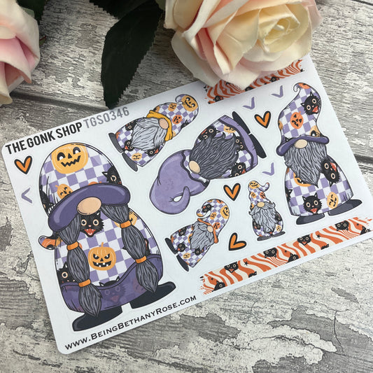 Morgana Groovy Halloween Gretel Gonk Stickers (TGS0346)