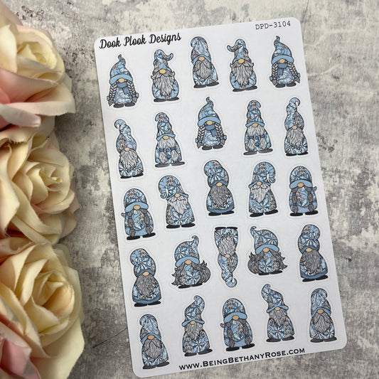 Sadie - Snowflake Gonk Character Stickers Mixed (DPD-3405)