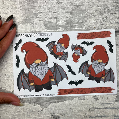 Halloween Vampire Bat Gonk Stickers (TGS0354)