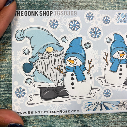 Sadie - Snowman Gonk Stickers (TGS0369)