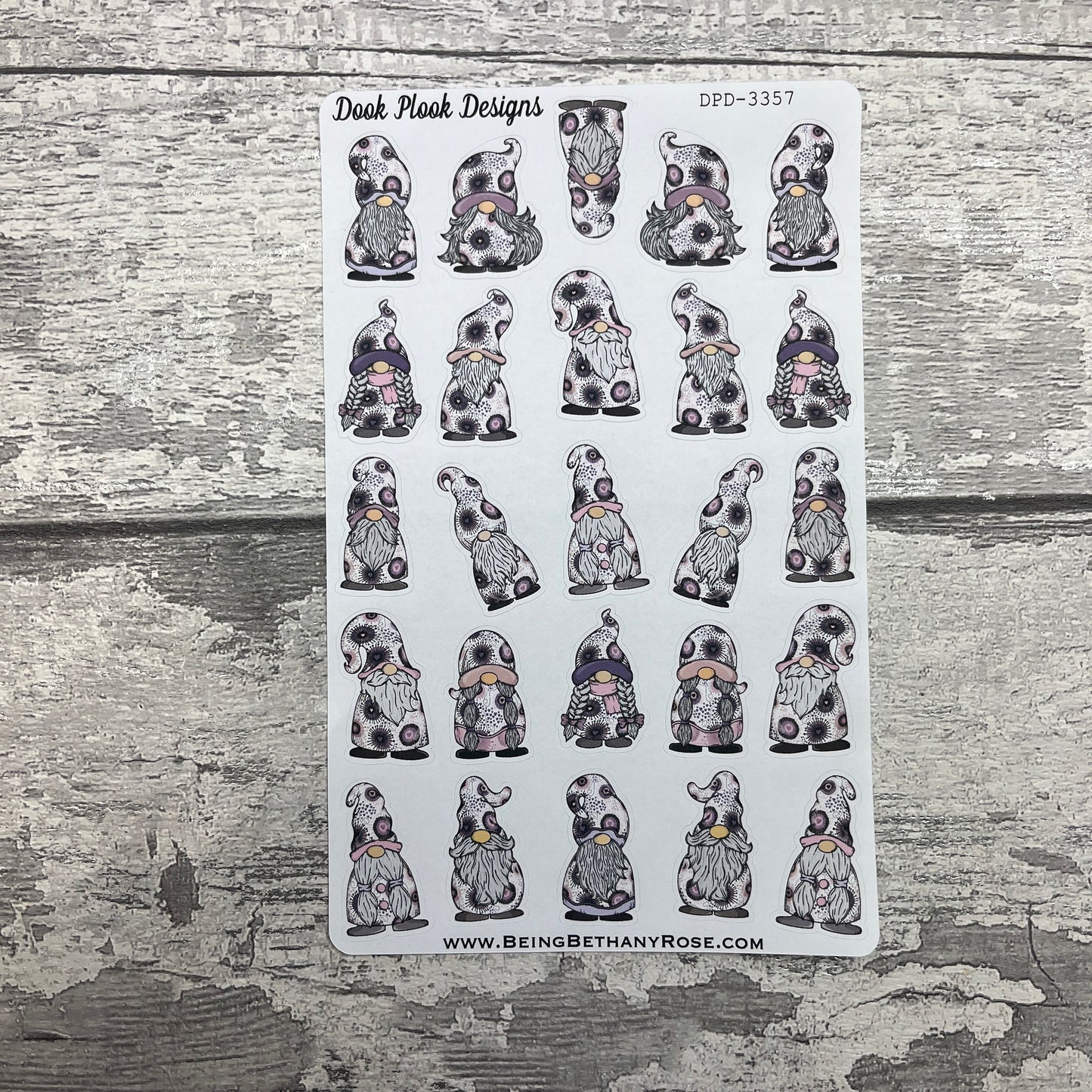 Maddison Firework Gonk Character Stickers Mixed (DPD-3357)