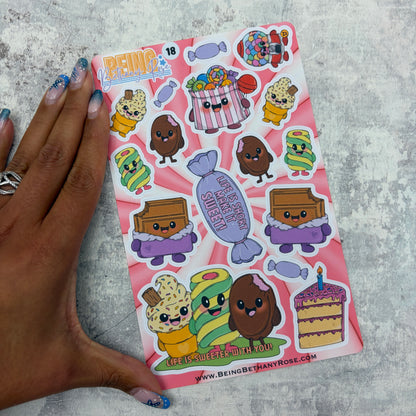 Happy Mail Club Sheet - Sweetie characters - (PSS- 0018)