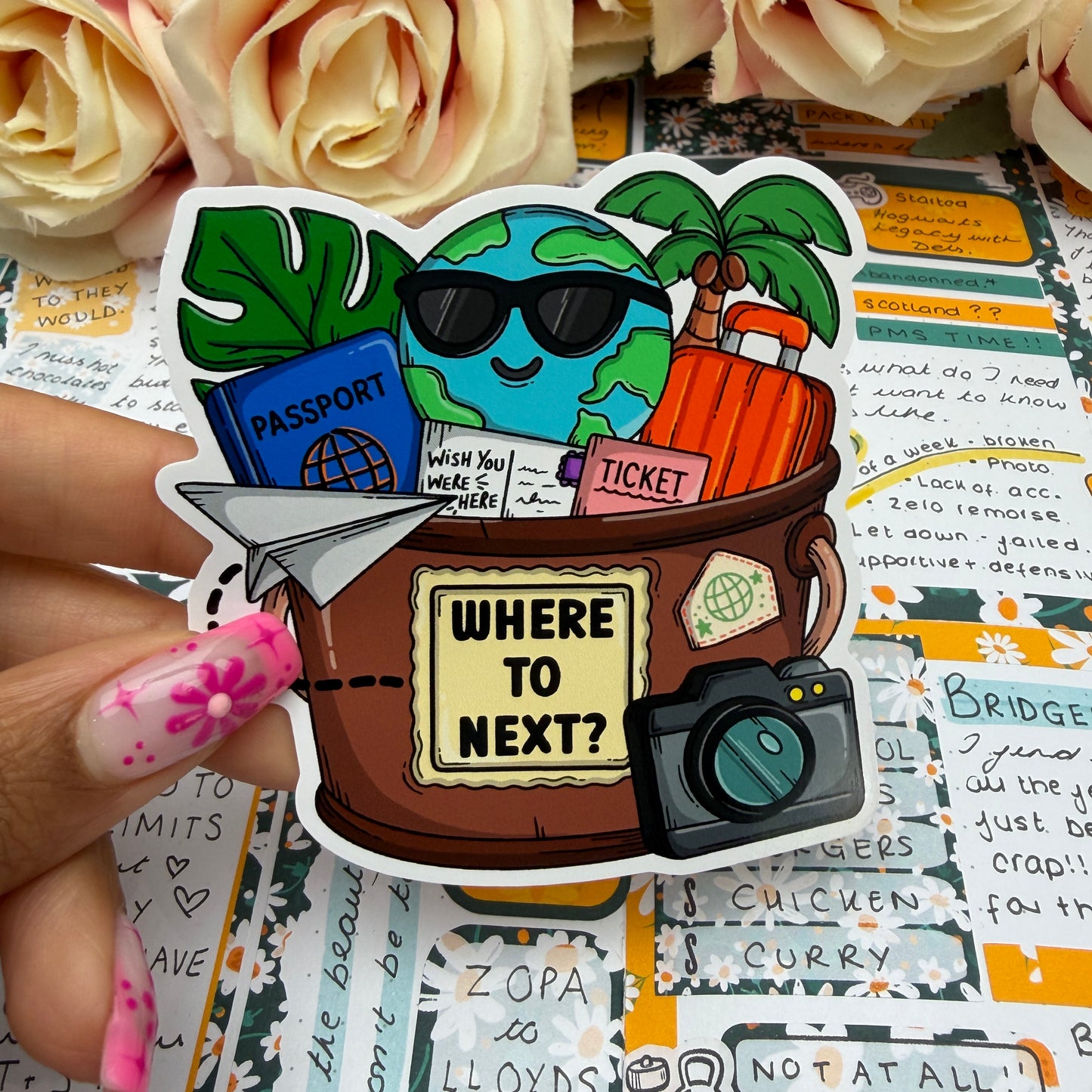 (172) Where to next?  - vinyl sticker