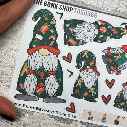 Nancy Christmas Gonk Stickers (TGS0366)