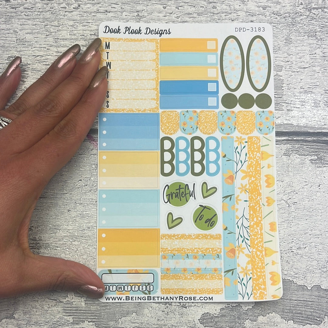 Mandy daffodil Gonk functional planner stickers (DPD3183)