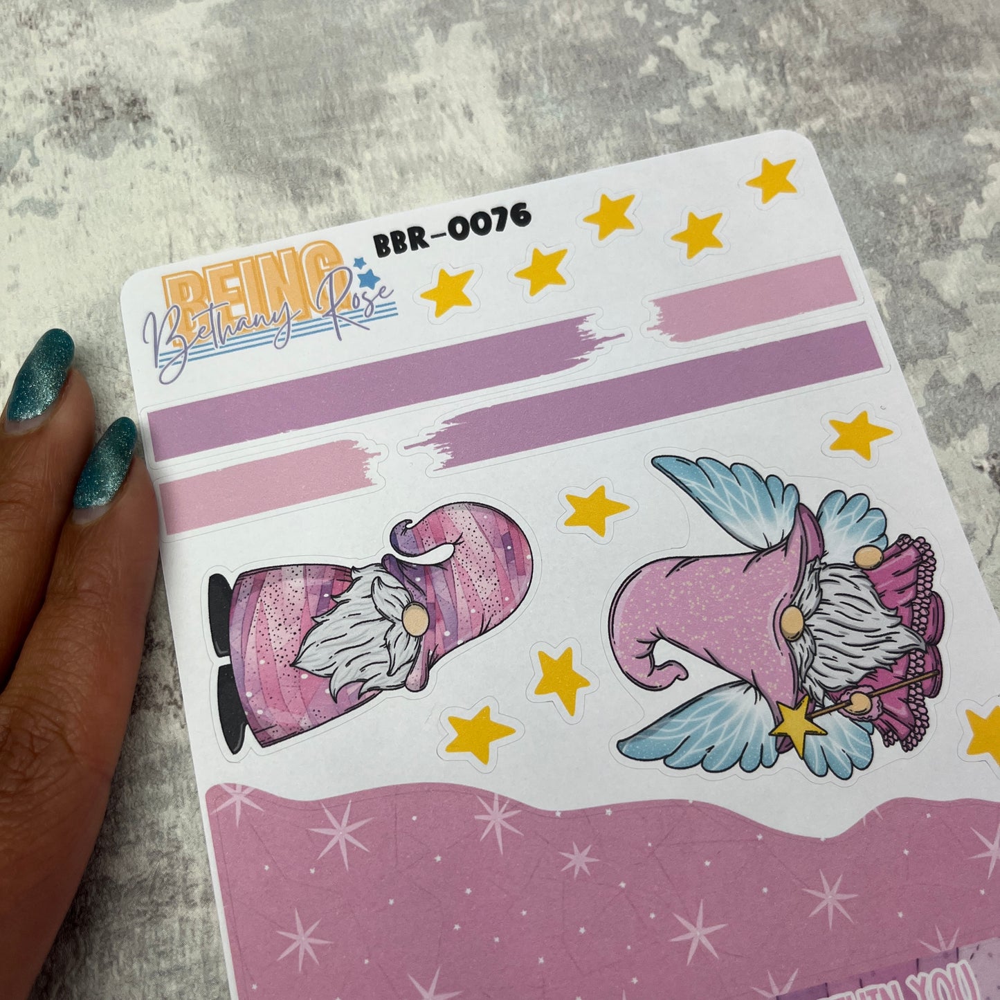 Shay Fairy Magic Gonk journalling planner stickers (BBR-0076)