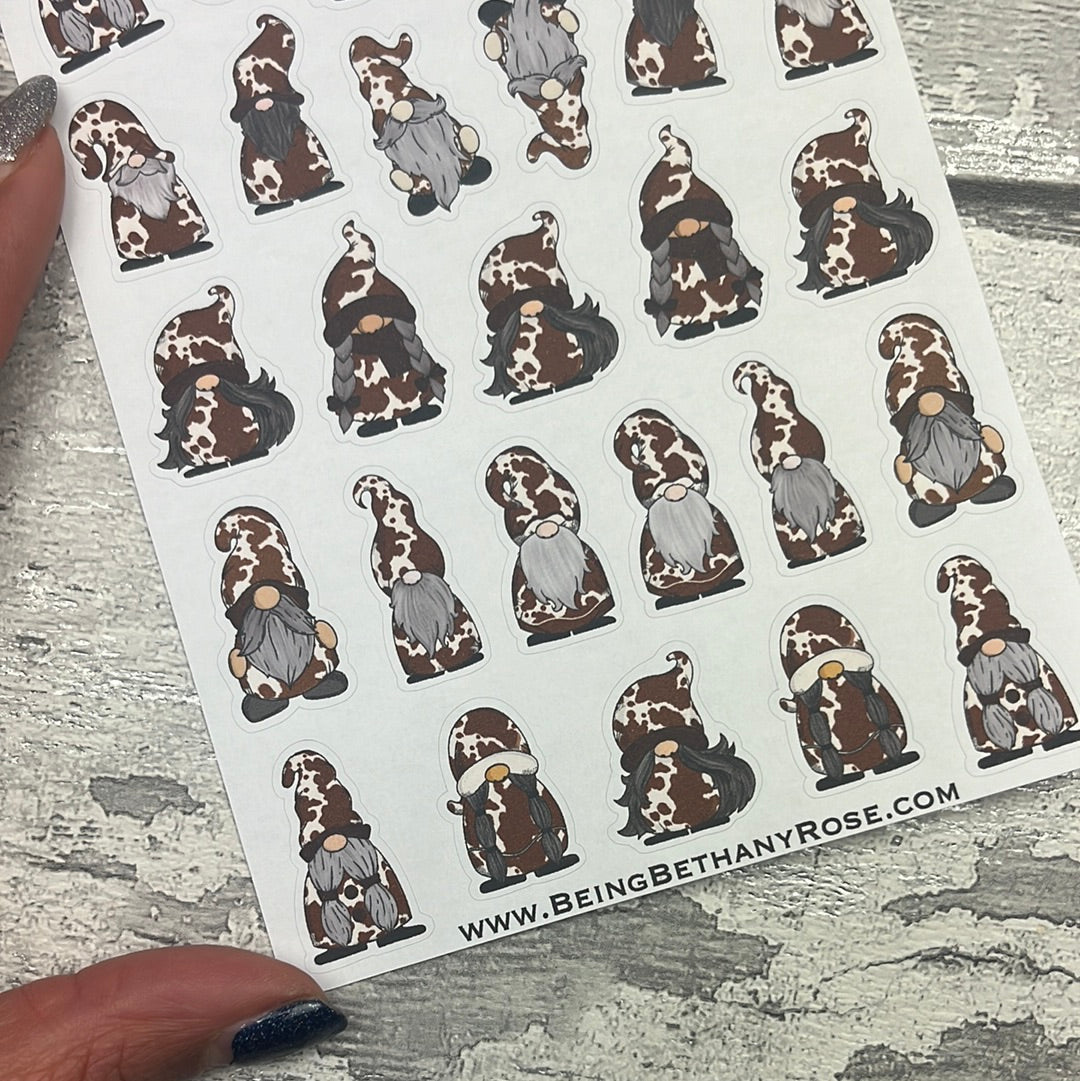 Betsy - Country - Cowprint Gonk Character Stickers  (DPD-3117)