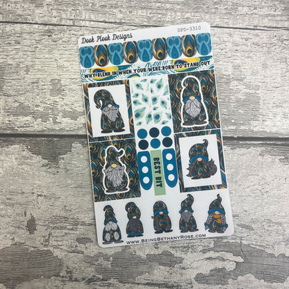 Penelope Peacock Gonk functional stickers  (DPD3310)