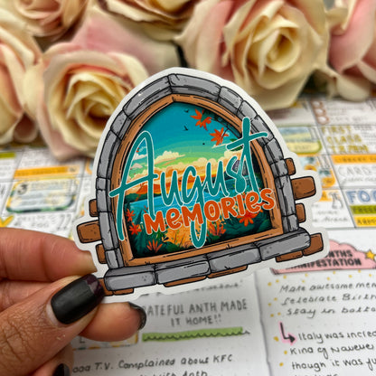 (0148) Monthly Memories - Vinyl Stickers