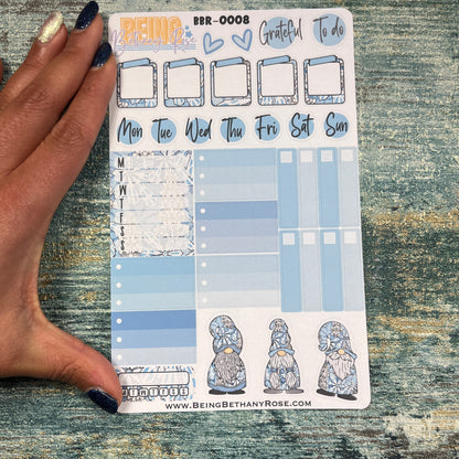 Sadie - Snowflake Gonk functional planner stickers (BBR-0008)