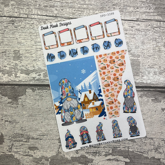 Evelyn - Christmas Village - Gonk journalling planner stickers (DPD3398)