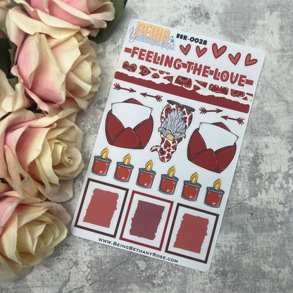 Beau Valentines Gonk journalling planner stickers (BBR-0028)