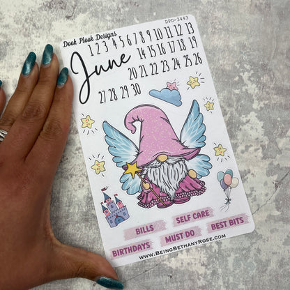 June - Shay Fairy Magic - Month journal planner stickers (DPD3443)