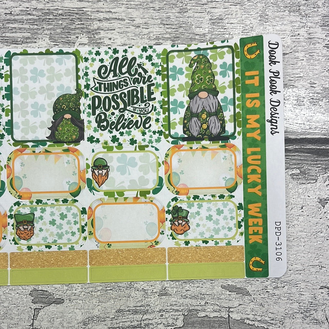 Cara - St Patricks Day - box planner stickers (DPD3106)